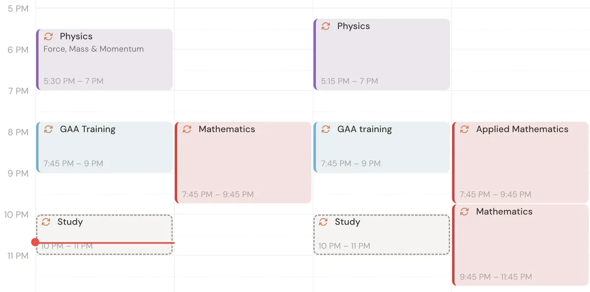 Study Planner screenshot